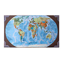 Гобеленовое панно «Карта мира»