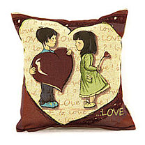 Гобеленовый чехол для подушки «Любовь»