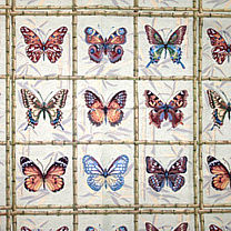 Ткань гобеленовая «Коллекция бабочек»